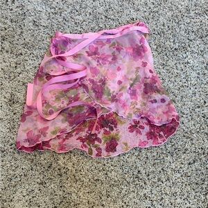 Floral Pink Ballet Skirt